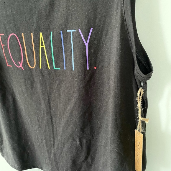 Rae Dunn EQUALITY tank top large Host Pick - Picture 2 of 5